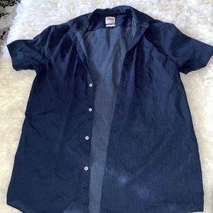 Woven Button up